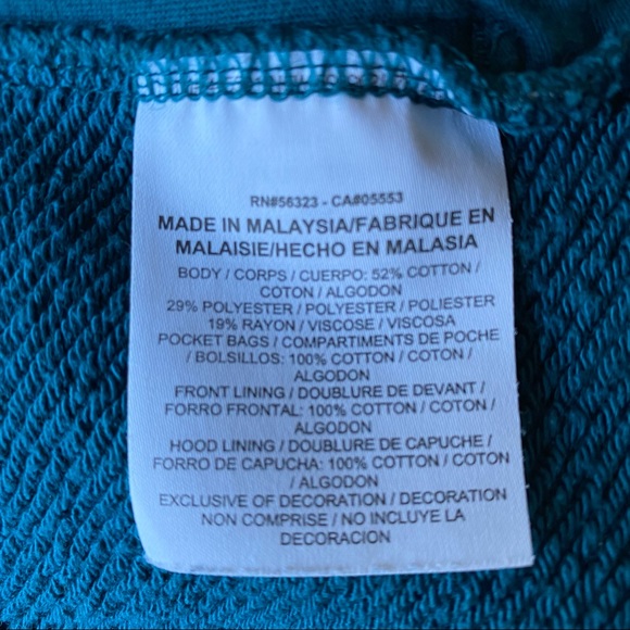 NIKE Dark Green Zip Up Hooded Sweater - Picture 10 of 12